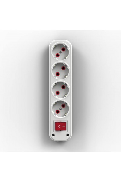 087883 - FETİH 410-00 4 LÜ ANAHTARLI KLEMENS KABLOSUZ