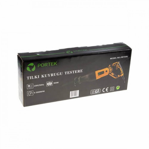 Portek Tilki Kuyruğu Testere Devir Ayarlı 900W 230V/50Hz PRT016 0167