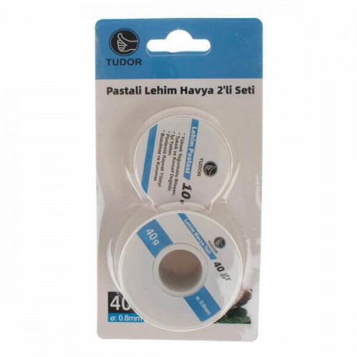 Tudor Lehim Teli Lehim Pastası 2 Li Vakumlu 2118
