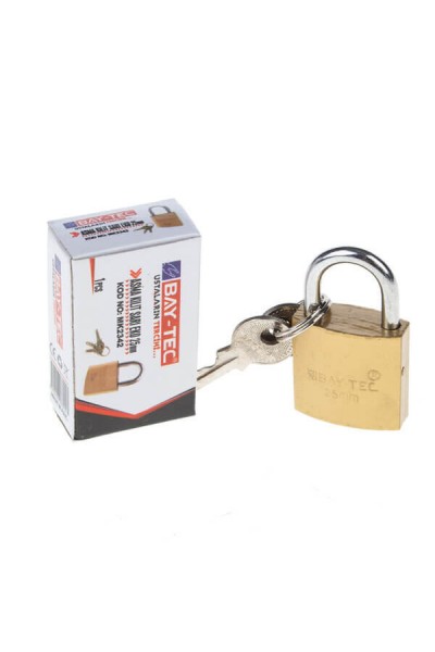 Baytec Trimax Asma Kilit Sarı Eko 25mm MK2342 0053