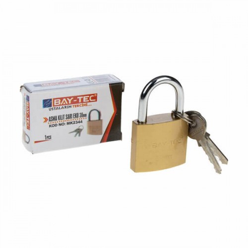 Baytec Trimax Asma Kilit Sarı Eko 38mm MK2344 0077