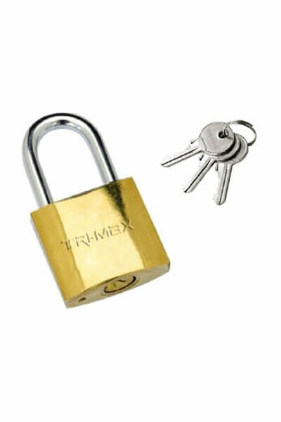 Baytec Trimax Asma Kilit Sarı No.25mm MK2332 4657