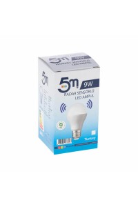 5M Led Ampul 9W E27 Hareket Sensörlü LP029 9815