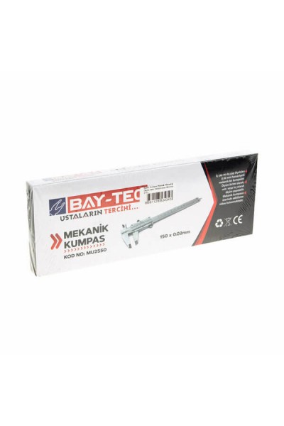 Baytec Kumpas Mekanik Milimetrik Ölçüm Aleti 150X0.02mm MU2550 4343