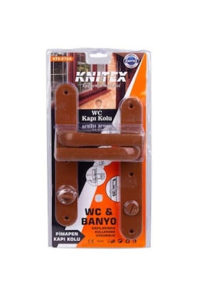 KNITEX 2724 PLASTİK WC KAPI KOLU KAHVERENGİ