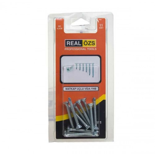 Real Özs H.S. Matkap Uçlu Vida YHB 11 Li 4.2X38 ÖZS-1411 5623