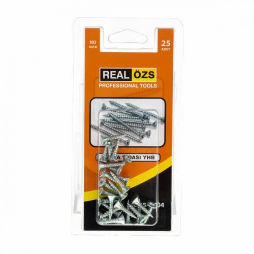 Real Özs H.S. Sunta Vidası YHB 25 Li 4X18 ÖZS-1404 5555