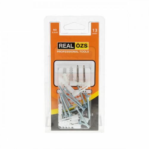 Real Özs H.S. Vidalı Dubel No.6 13'lü 3.5X35 ÖZS-1431 5821