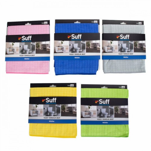 Suff Yüzey Temizlik Bezi Mikrofiber Nilüfer Damalı 70X50 A04-7050-420D 0243