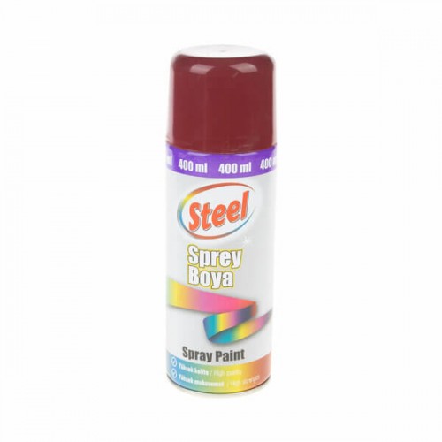 Steel Sprey Boya Bordo 400ml CK-4749- ST-0529 4749 0529