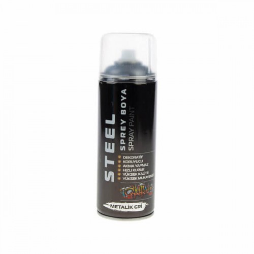 Steel Sprey Boya Metalik Gri 400ml CK-4961 4961