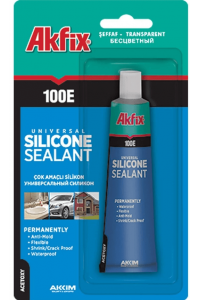 HRD-010662 - AKFİX SA112 100E TÜP SİLİKON 50 ML BEYAZ
