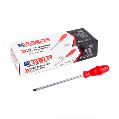 Baytec Tornavida Düz 8X200mm MK4489 9072