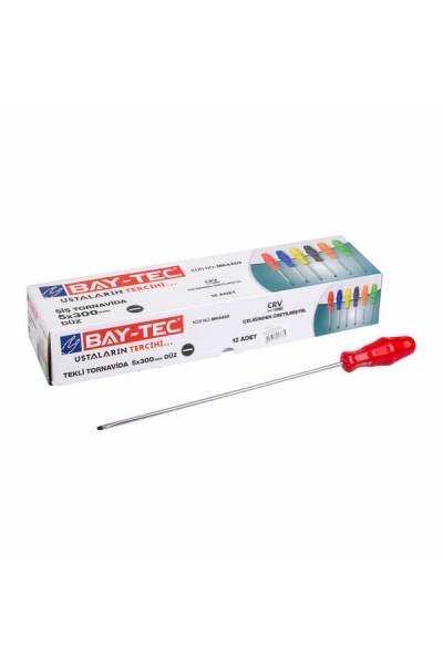 Baytec Şiş Tornavida Düz 5X300mm MK4469 7764
