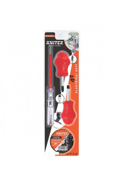 KNITEX 4 İN 1 ELEKTRİKÇİ SETİ KTX-2841