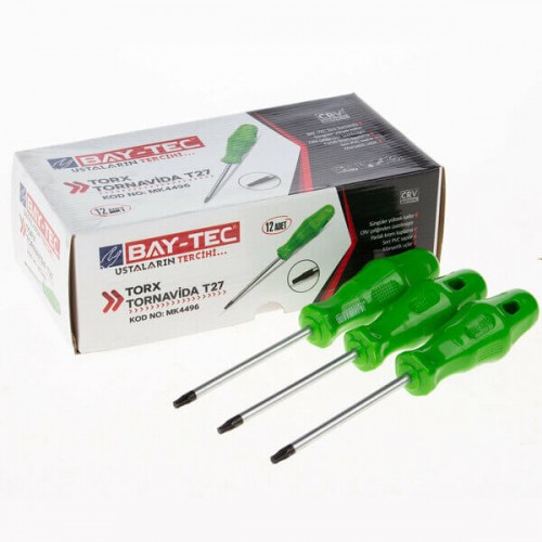Baytec Tornavida Torx T27 MK4496 9140-1 ADET