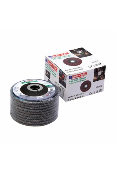 Baytec Flap Disk Zımpara 115X22mm 120Kum MK0220-2 7931-1 ADET
