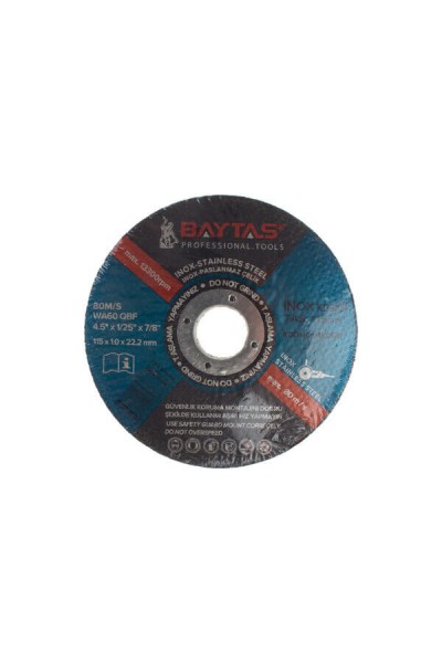 Baytec İnox Kesici Taş 115X1.0X22mm MK0188 8839