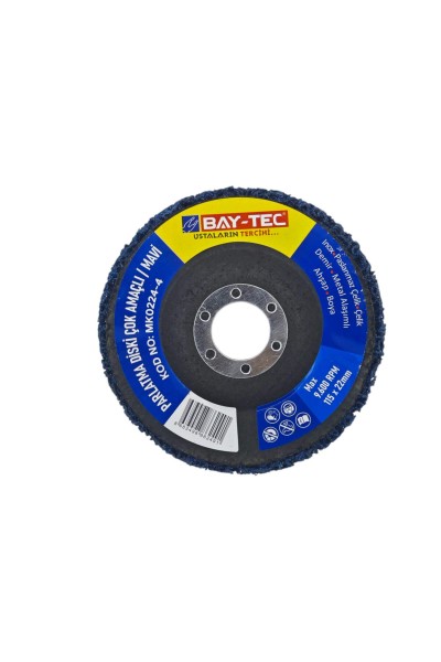 Baytec Parlatma Diski Çok Amaçlı Mavi 115mm MK0224-4 2491-1 ADET