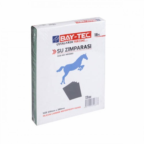 Baytec Su Zımparası 120Kum 230mmX280mm MK0260 4466-1 ADET
