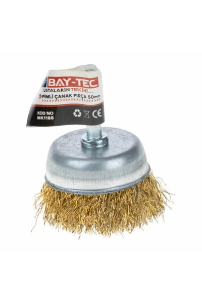 Baytec Pimli Çanak Fırça 50mm MK1188 1243