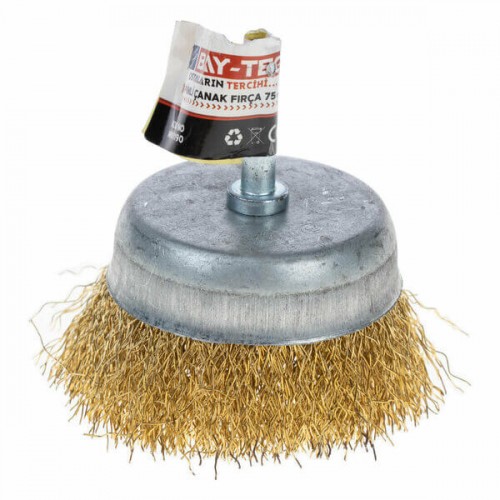 Baytec Pimli Çanak Fırça 75mm MK1190 1267
