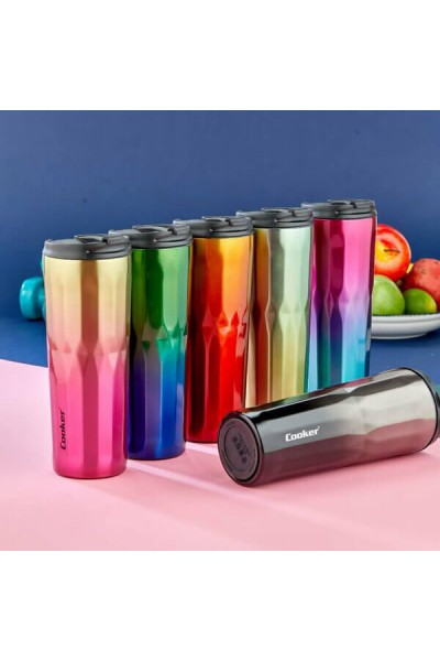 Cooker Bardak Termos Çelik 500Ml Diamond Boyalı CKR2100 0098