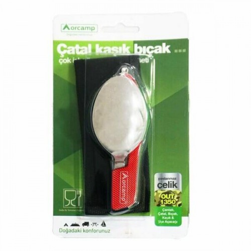 Orcamp Çatal-Kaşık-Bıçak Seti Kamp OUT-1350 4516 8651 8668