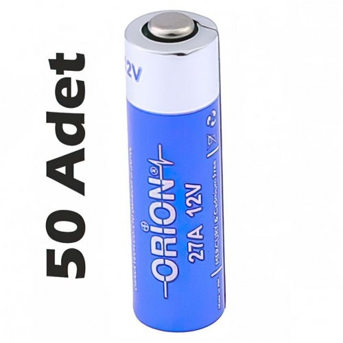 Orion 27A 12V Alkalin Pil Bulk - Dökme 50 ADET 