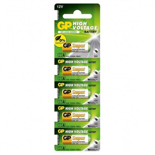GP 23A 12V Alkalin Pil 5'li Paket