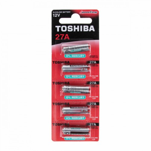 Toshiba 27A 12V Alkalin Pil 5'li Paket