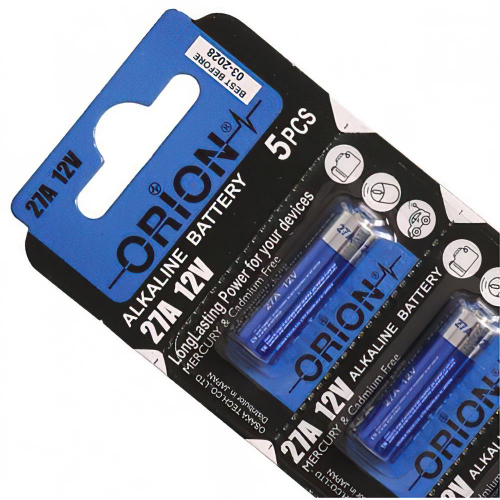 Orion 27A 12V Alkalin Pil 5'li Paket