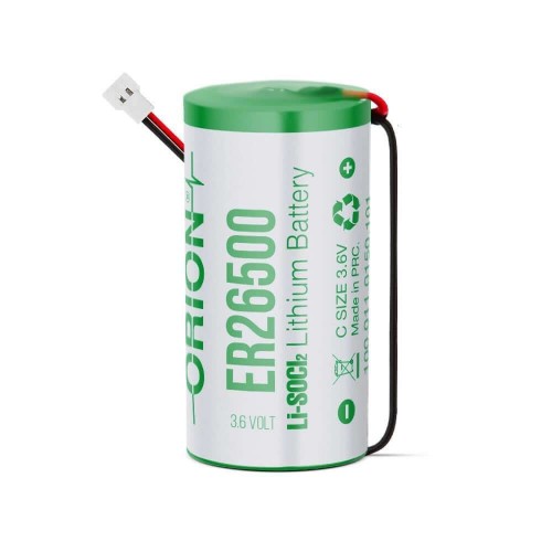 ORION ER26500H 3.6V Orta Boy Soketli Lityum Pil