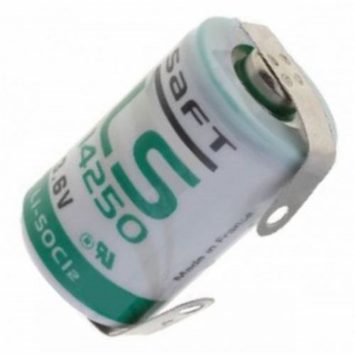 Saft LS14250-Cnr 1/2AA 3.6V Lityum Pil 2 Ayaklı