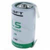 Saft LS33600-CNR 3.6V D Büyük Boy Lityum Pil 2 Ayak