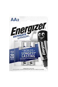 Energizer E91 Ultimate Lityum AA Kalem Pil 2'li Paket Energizer E91 Ultimate Lityum AA Kalem Pil 2'li Paket