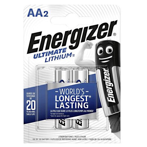 Energizer E91 Ultimate Lityum AA Kalem Pil 2'li Paket