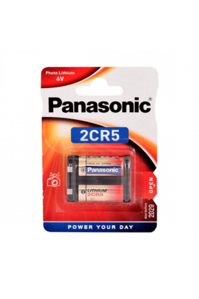 Panasonic 2CR5 6V Lithium Pil