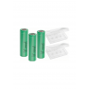 Samsung INR18650-25R 2500 mAh 3.7 V Li-Ion Şarj Edilebilir Pil 3'lü + 2 Adet 2'li Pil Kutusu Set