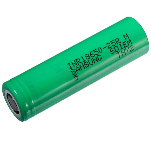 Samsung INR18650-25R 3.7V 2500mAh Şarj Edilebilir Li-ion Pil