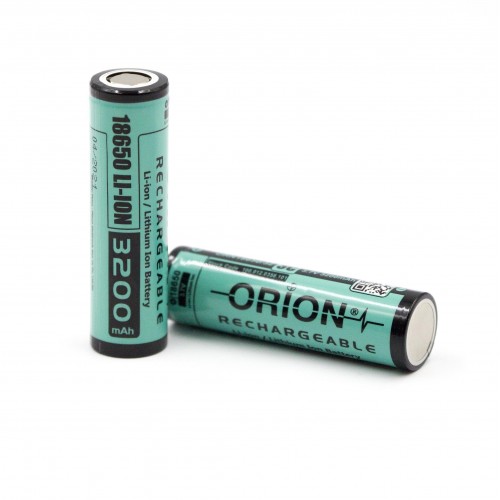 Orion 18650 3.7V 3200mAh 3C Şarj Edilebilir Li-ion Pil ( ANLIK 9,6 AMP )
