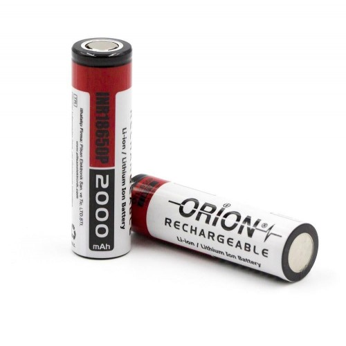 Orion 18650 3.7V 2000mAh 15C Şarj Edilebilir Li-ion Şarjlı Matkap Pili ( ANLIK 30 AMP )