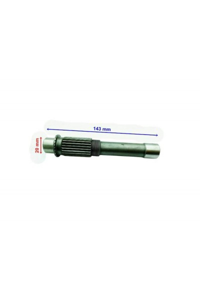 ATV APACHİ 250 UYUMLU ŞANZIMAN MİLİ 24 FREZELİ 143-20 mm ÖM
