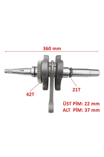 ATV CF 550 UYUMLU KRANK KOMPLE