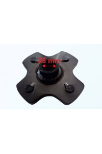 ATV BUMOTO UYUMLU JANT PORYASI 27 FREZE 28-43-120 mm 4 CİVATA ÖM