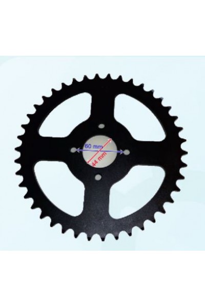 ATV ARKA DİŞLİ 520-42T İÇ 44 mm 4 DELİKLİ IND ÖM