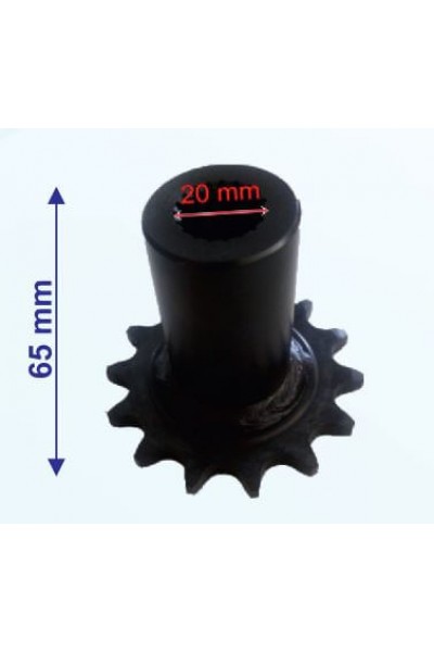 ATV ÖN DİŞLİ 520-14T İÇ 20 mm UZUNLUK 65 mm TM ÖM