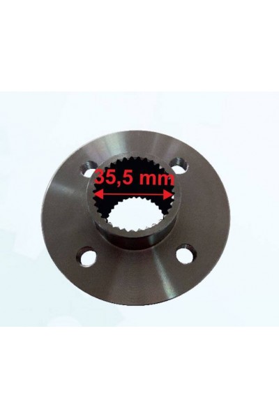 ATV ARKA DİŞLİ FLANŞI İÇ 35,5 mm 34 FREZE 4 DELİKLİ ÖM