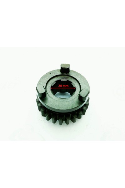 ATV 110 ŞANZIMAN DİŞLİSİ 24T İÇ 20 mm 3-3 6 KANALLI ÖM