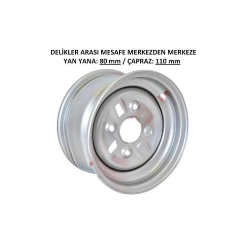 ATV LX200 UYUMLU ÖN JANT 10 GRİ